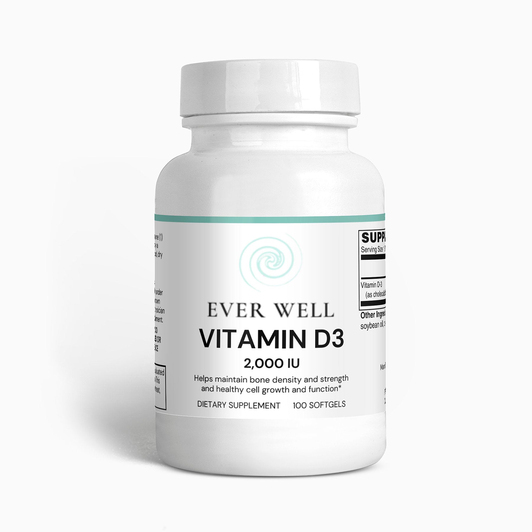 Vitamin D3 Gel Capsules - 2,000 IU