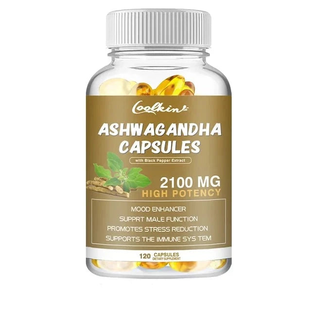 Organic Ashwagandha Extract Gel Capsules