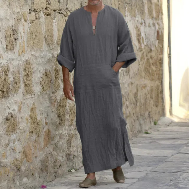 Men's Cotton Kaftan Robes Tunic